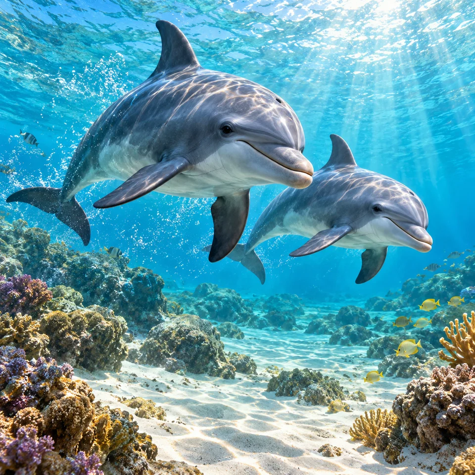 Illustration for the course “Dolphins”