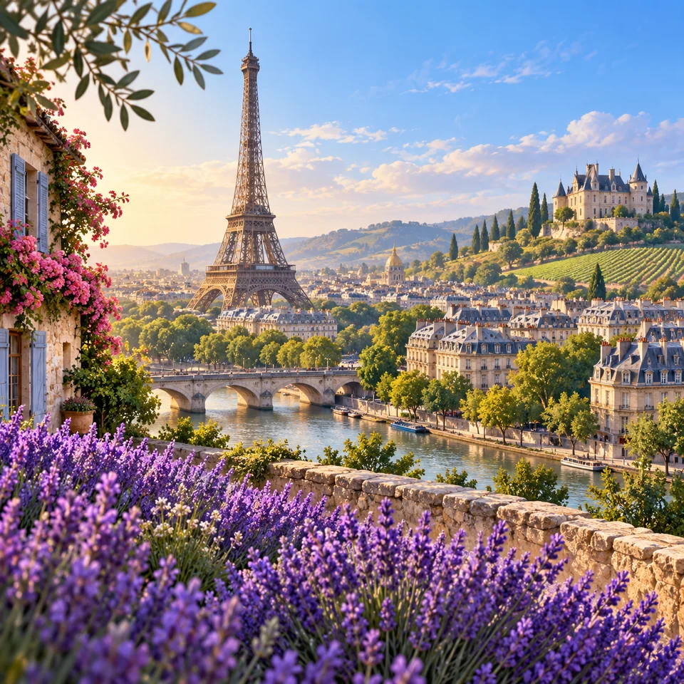 Illustration for the course “France”