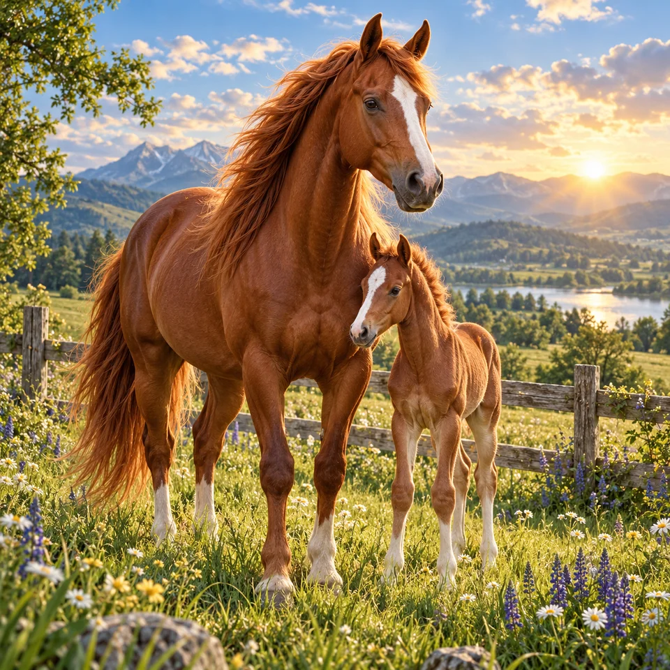 Illustration for the course “Horses”
