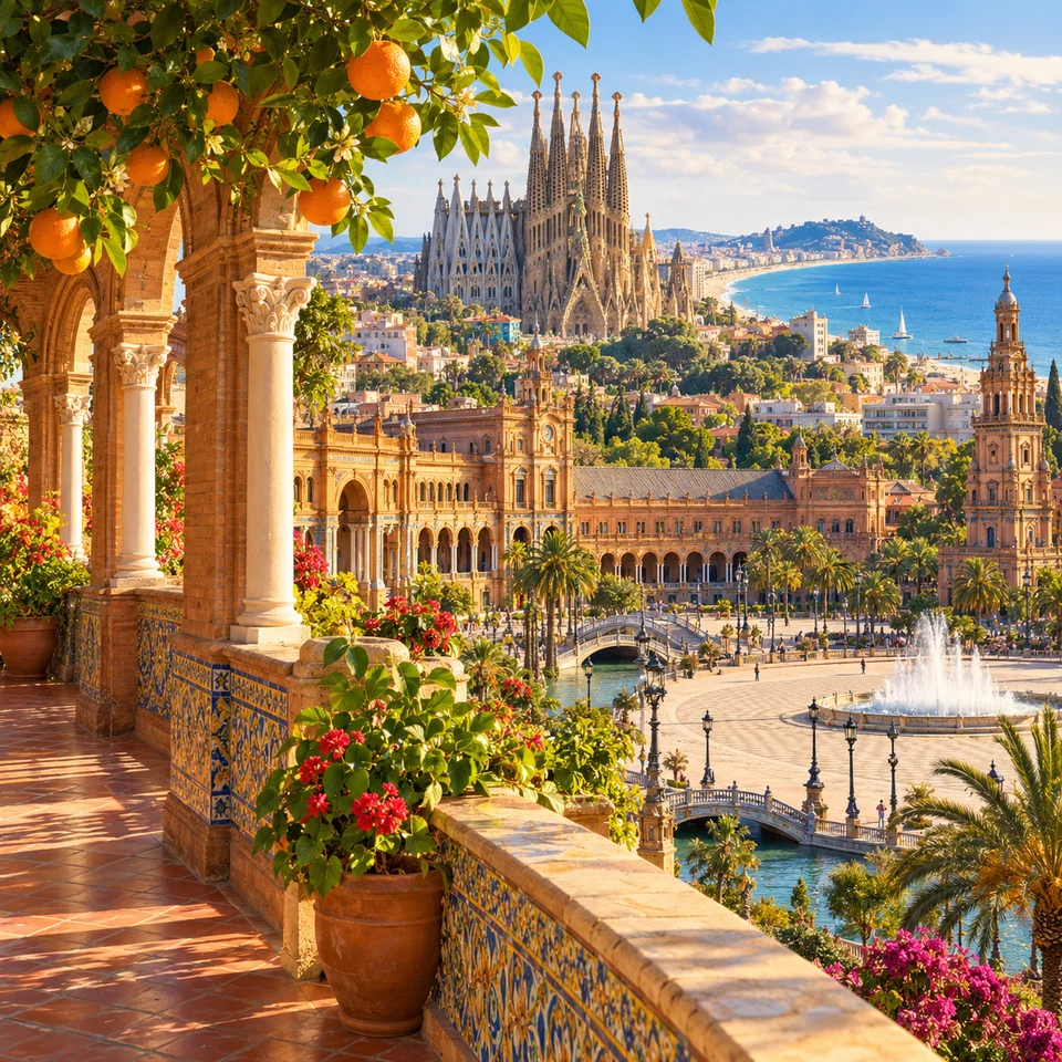 Illustration for the course “Spain”