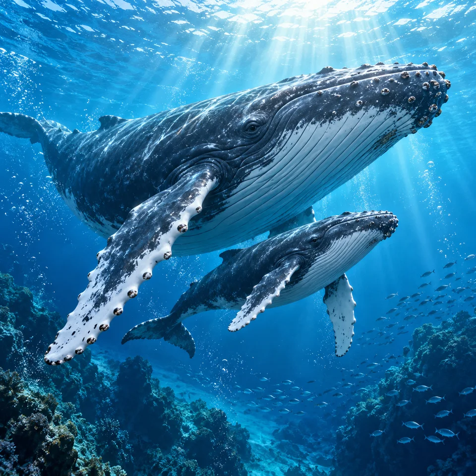 Illustration for the course “Whales”