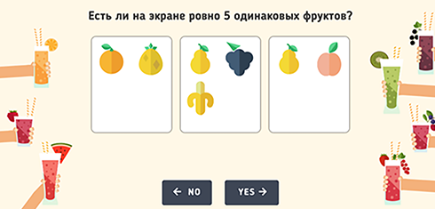 Game  Fruits Math	